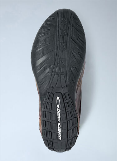 LN-CC® - Balenciaga: Radar Leather Sneakers - Burgundy Balenciaga Radar Leather Sneakers Burgundy bal0165026