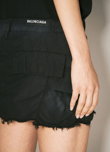 Balenciaga 工装迷你半裙 黑色 bal0257022