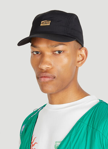 Aries Logo Plaque Five Panel Cap Black ari0148026
