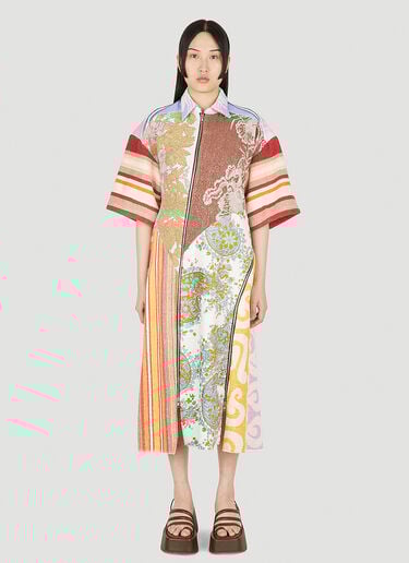 Upcycled Shirt Dress Rave Review Upcycled Shirt Dress Multicolour rav0248013