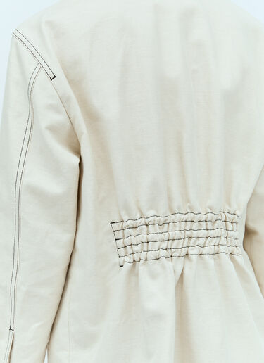 Max Mara 드릴 재킷 화이트 max0256026