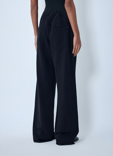 MM6 Maison Margiela Wide-Leg Pants Black mmm0264008