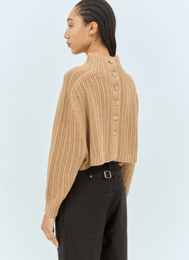 Max Mara Wool-And-Cashmer-Blend Sweater Beige max0257025