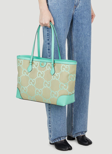 Gucci Ophidia Jumbo GG Tote Bag Green guc0251259