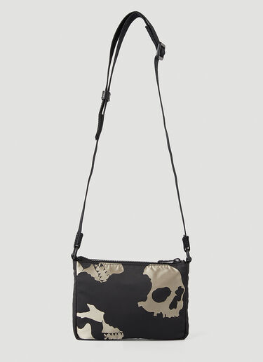 Alexander McQueen Skull Print Phone Bag Black amq0147060