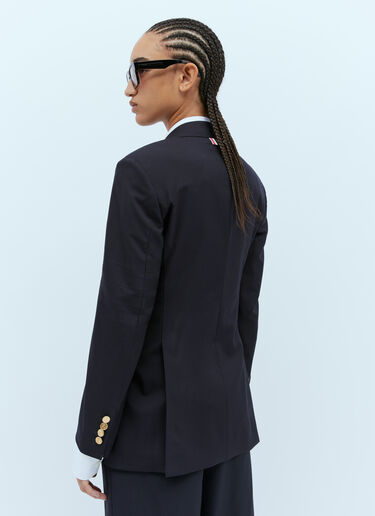 Elongated Single Breasted Wool Blazer Thom Browne Elongated Single Breasted Wool Blazer Dark Blue thb0253005
