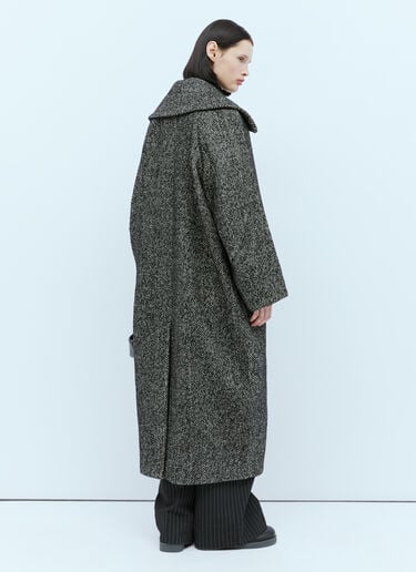 GANNI 헤링본 마를레드 코트 그레이 gan0254003