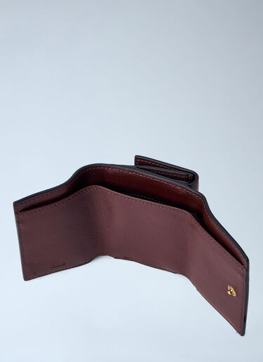 Chloé Mini Paddington Tri-Fold Wallet Burgundy chl0264052