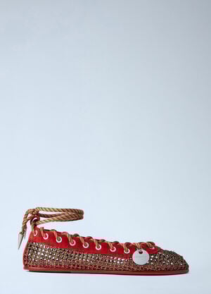 Kiko Kostadinov Reticella Flats Red kko0264015