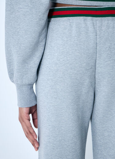Gucci Cotton Jersey Track Pants Grey guc0259006