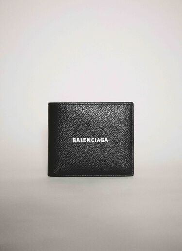 Balenciaga 로고 반지갑 블랙 bal0143082