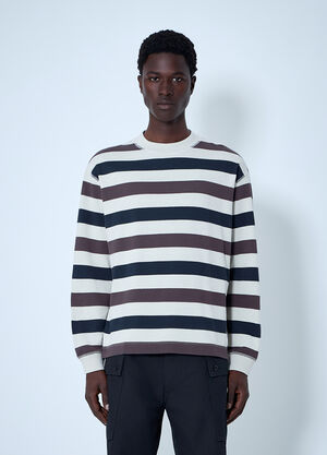 Margaret Howell Striped Crewneck Sweatshirt Multicolor mhl0164004