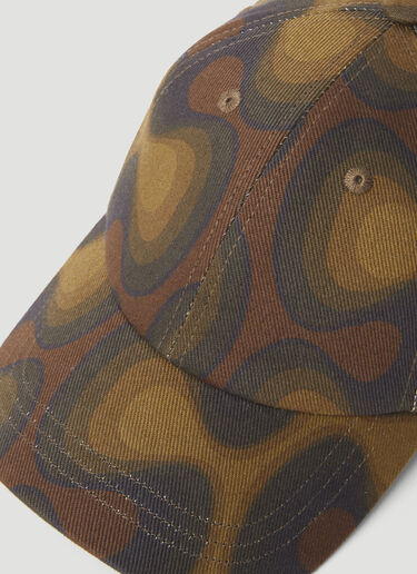 Dries Van Noten Printed Baseball Cap Brown dvn0156039