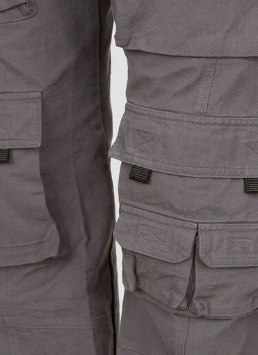 Martine Rose Twist Seam Cargo Pants Grey mtr0154010