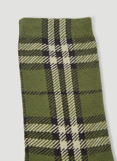 Burberry House Check Socks Green bur0345006