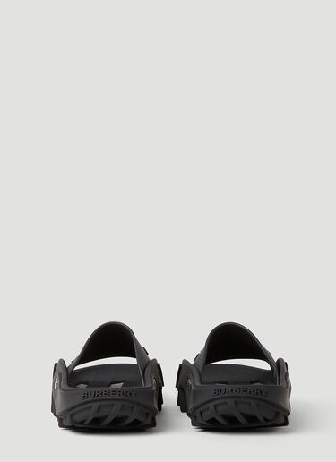 Burberry Bucklow ラバー スライド ブラック bur0149073