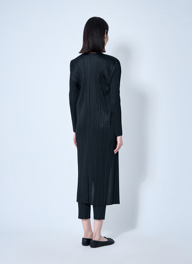Pleats Please Issey Miyake Pleated Shirt Black plp0260016