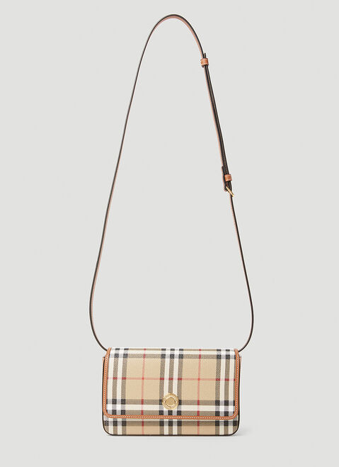 Burberry Hampshire Shoulder Bag Brown bur0253027