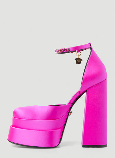 Versace Medusa Aevitas Platform Heels Pink vrs0249054