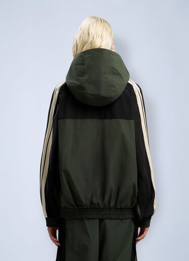 Track Windbreaker Jacket Palm Angels Track Windbreaker Jacket Green pma0262115