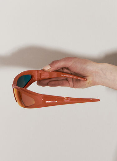 Reverse Xpander Rectangle Sunglasses Balenciaga Reverse Xpander Rectangle Sunglasses Red bcs0355011