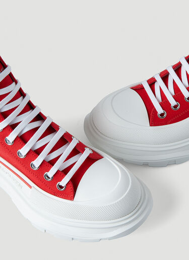Alexander McQueen [트레드 슬릭] 스니커즈 레드 amq0246020