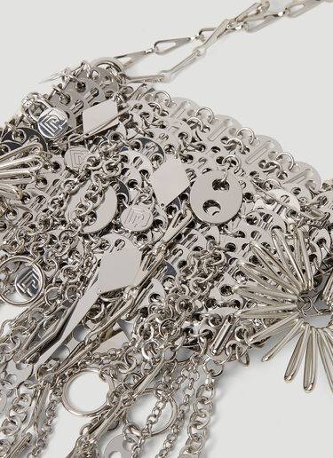 Rabanne 1969 Nano Shoulder Bag Silver pac0252033