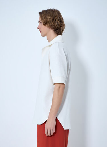 Terry Polo Shirt Lacoste Terry Polo Shirt Cream lac0164006