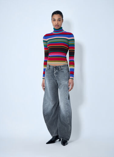 Acne Studios Striped Wool Turtleneck Multicolor acn0264028