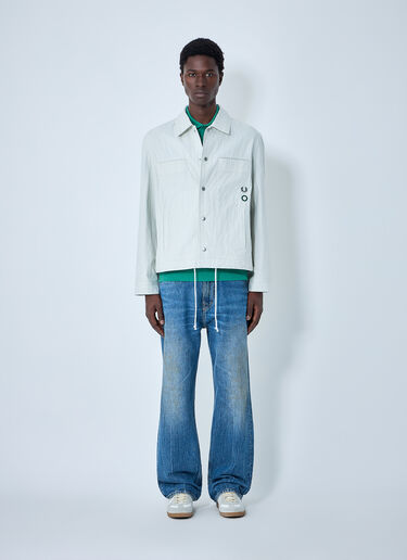 Fred Perry x Craig Green Collared Snap-Button Jacket White fry0164006