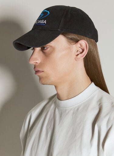 Surfer Baseball Cap Balenciaga Surfer Baseball Cap Black bal0355004