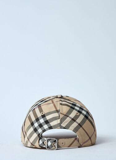 Burberry チェックベースボールキャップ ベージュ bur0259028