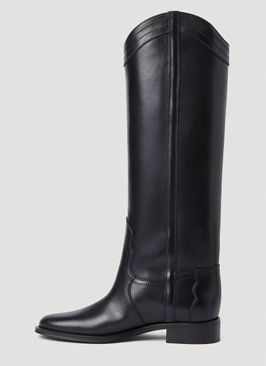 Saint Laurent Kate Riding Boots Black sla0250078