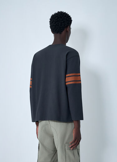 Stüssy Stripe Logo Motif Sweatshirt Black sts0162011