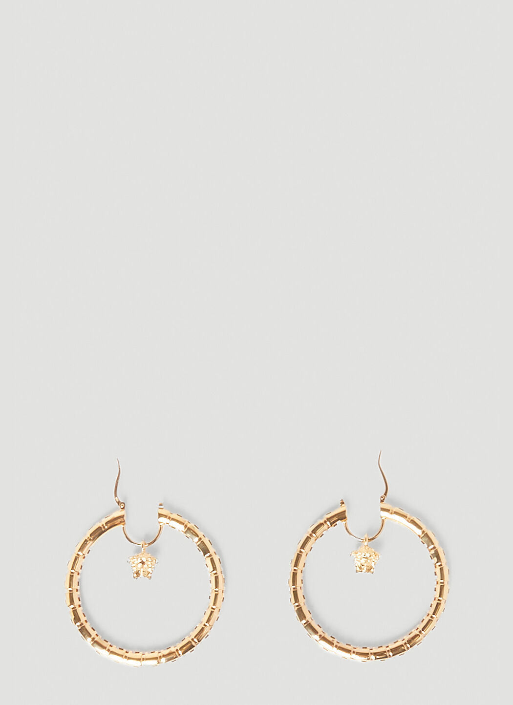Versace medusa hoop earrings 2025