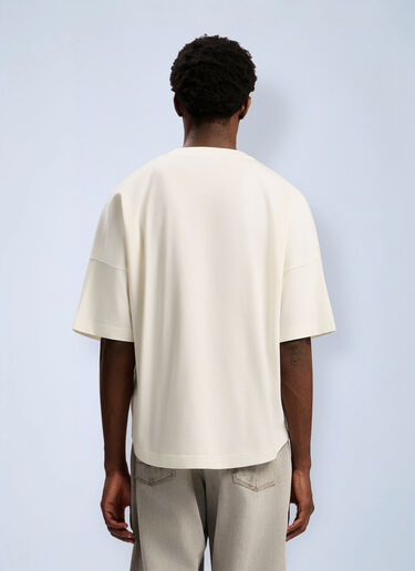 Bear In Mind Over T-shirt Palm Angels Bear In Mind Over T-shirt White pma0162047