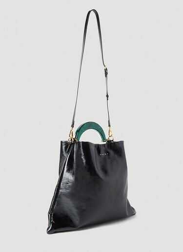 Marni Venice Medium Hobo Tote Bag Black mni0253060