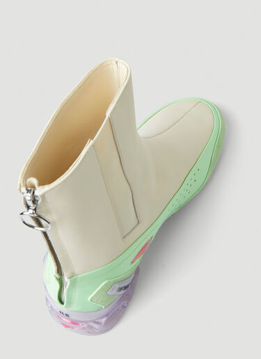 Raf Simons (RUNNER) Cycloid High Boots Cream raf0147033