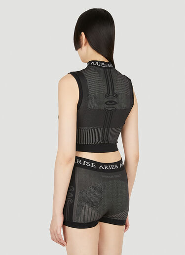 Aries Base Layer Crop Top Black ari0248005