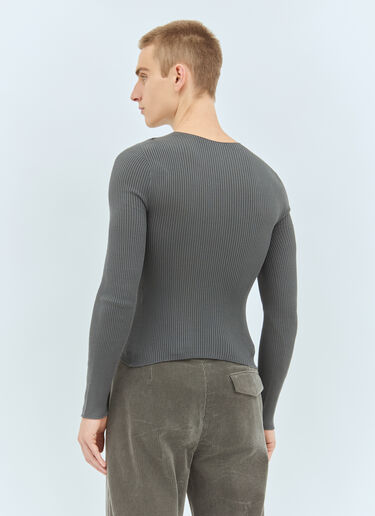 Silk Castle Rock Knit Top RIER Silk Castle Rock Knit Top Grey rrr0158007
