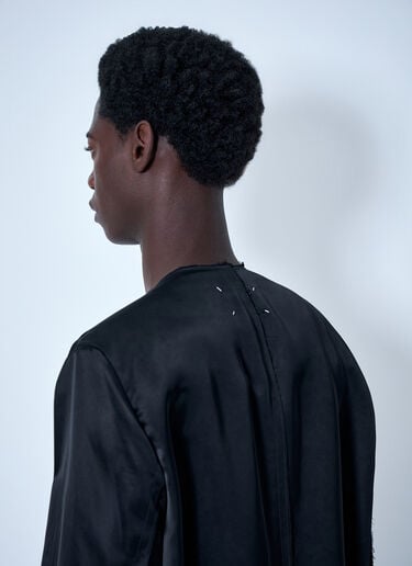 Maison Margiela Buttoned Jacket with Patch Pockets Black mla0164101