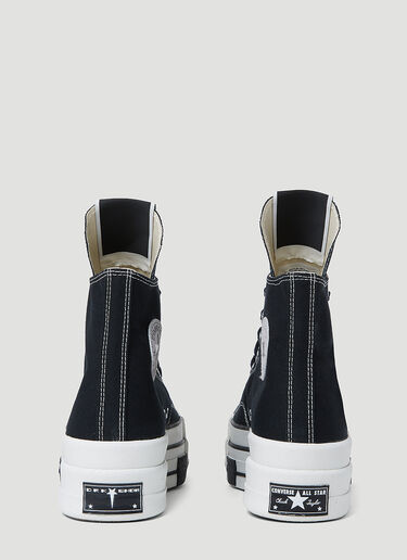 Rick Owens DRKSHDW x Converse Chunky Sole High Top Sneakers Black dsc0354002