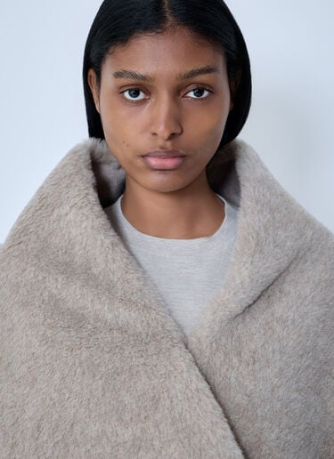 Max Mara Fringed Wool Scarf Green max0263050