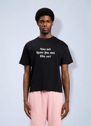 Palm Angels Statement T-Shirt Black pma0164085