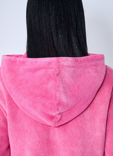 Logo Motif Zip-Up Sweatshirt Alexander Wang Logo Motif Zip-Up Sweatshirt White awg0261031