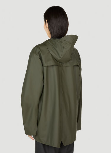 Rains Hooded Rain Jacket Green rai0352001