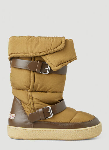 Isabel Marant Zenora Snow Boots Khaki ibm0249027