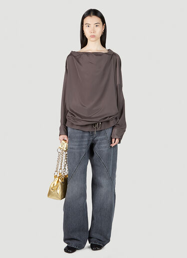 Oversized Hebo Top Vivienne Westwood Oversized Hebo Top Grey vvw0251016