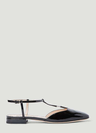 Gucci Double G Ballerina Flats Black guc0253091