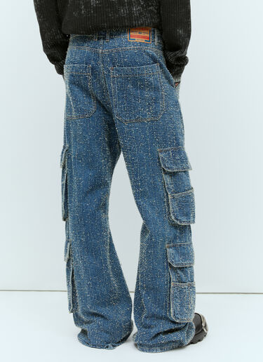 Diesel D-Sire-Cargo-S2 Jeans Blue dsl0157031